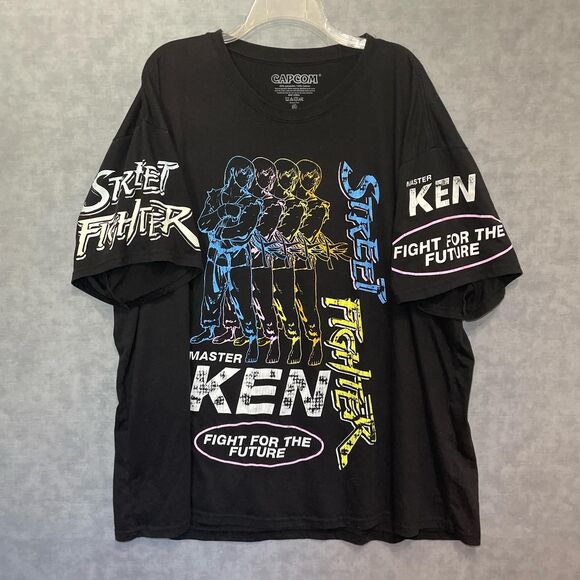 Street Fighter Master Ken graphic tee. - Picture 1 of 8